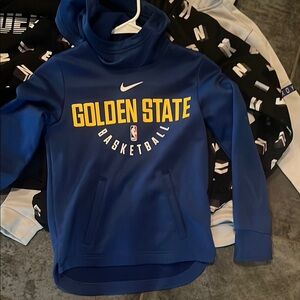 Nike Golden State Warriors Blue Hoodie